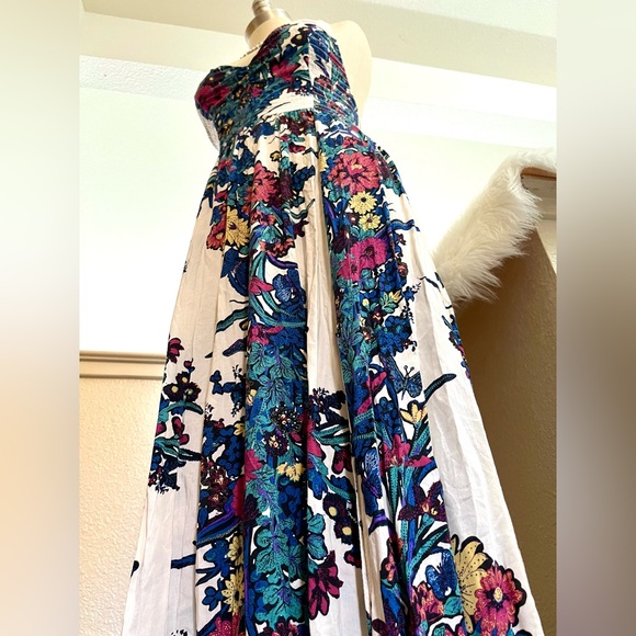 EUC XS/S Free People Floral Maxi Dress - Picture 1 of 9